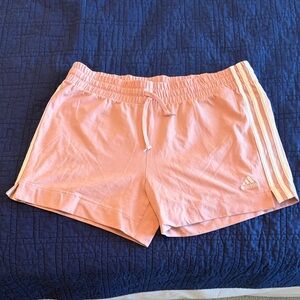 Adidas Women's Light Pink Athletic Shorts